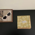 Load image into Gallery viewer, Vintage Floral Pure Cotton Small Square Scarf Women M5A340