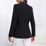 Load image into Gallery viewer, Chanel Inspired Blazer Women Black N5A485