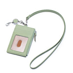 Load image into Gallery viewer, Genuine Leather Retractable Neck ID Card Holder N6D026