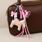 Load image into Gallery viewer, Cute PU Pegasus Rope Bag Charm Keychain S5P930