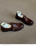 Load image into Gallery viewer, Genuine Leather Platform Loafers Women N6C141