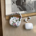 Load image into Gallery viewer, Floral Embroidered Cotton Linen Mini Coin Purse N6J269