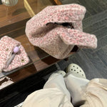 Load image into Gallery viewer, Leopard Print Faux Fur Bucket Bag Women S5P737