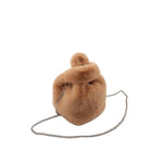 Load image into Gallery viewer, Faux Mink Fur Bucket Bag Women Square Shape S5P748