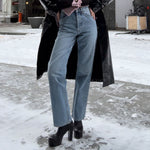 Load image into Gallery viewer, Vintage High Waist Straight Leg Jeans N6A137