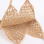 Load image into Gallery viewer, Crochet Shoulder Bag Cotton Rope Beach Tote N6F121