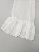 Load image into Gallery viewer, White Halter Sheer Cape Blouse Women Long Sleeve N5A922