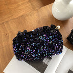 Load image into Gallery viewer, Womens Vintage Velvet Sequin Evening Clutch N6K100