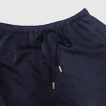 Load image into Gallery viewer, Navy Casual Two Piece Set Short Sleeve N5A893