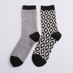 Load image into Gallery viewer, Vintage Double Needle Thick Warm Stack Mid-Calf Socks N6H031