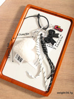 Load image into Gallery viewer, Simple Heart Bow Woven Rope Bag Charm Keychain S5P926