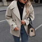 Load image into Gallery viewer, WoolBlend ShortCoat MidHeavy Gray N5A156
