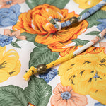 Load image into Gallery viewer, Floral V-neck Puff Sleeve Elegant Vacation Dress N6A033