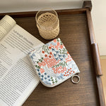 Load image into Gallery viewer, Cotton Linen Embroidered Coin Purse N6B121