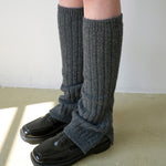 Load image into Gallery viewer, Relaxed Fit Wool Blend Knit Leg Warmers M5A126