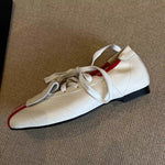 Load image into Gallery viewer, Color-Block Square Toe Mary Jane Shoes Women Flat N6G242