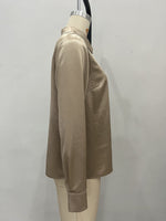 Load image into Gallery viewer, Modern Open Front Satin Shirt Women N6C133