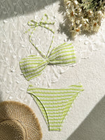 Load image into Gallery viewer, Sexy Striped Bikini Set Beach Swimwear Women N6A068