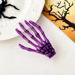 Load image into Gallery viewer, Skull Hand Bone Hair Clip Harajuku Punk Side Clip N6H198