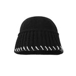 Load image into Gallery viewer, Lock-Stitch Bucket Hat Knit Fisherman Beanie Women N6H217