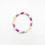 Load image into Gallery viewer, Seed Beads Bracelet Handwoven Color Block Pearl S5P039
