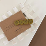 Load image into Gallery viewer, Retro Polka Dot Acetate Hair Clip Side Snap Clip N6F062