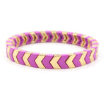 Load image into Gallery viewer, Arrow Beads Bracelet Tribal Enamel Elastic Adjustable S5P049