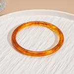 Load image into Gallery viewer, Iridescent Resin Geometric Open Cuff Bangle N6F283