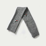 Load image into Gallery viewer, Womens Double Layer Rose Embroidered Knit Scarf N6K229