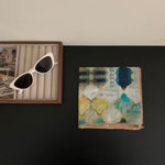 Load image into Gallery viewer, Vintage Floral Pure Cotton Small Square Scarf Women M5A340