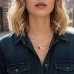 Load image into Gallery viewer, MaMa Layered Gold Plated Pendant Necklace Women N6D501