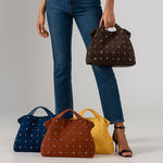 Load image into Gallery viewer, Riveted Suede Tote Bag Women Retro S5P798