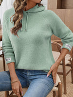 Load image into Gallery viewer, Faux Mink Hoodie Relaxed Fit Women Pullover N6G260