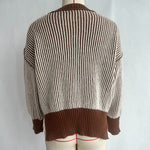 Load image into Gallery viewer, Rebel Embroidered Stripe Pullover Women N5A869