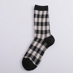 Load image into Gallery viewer, Vintage Double Needle Thick Warm Stack Mid-Calf Socks N6H031