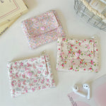 Load image into Gallery viewer, Floral Double Layer Coin Wallet Women Large Capacity S5P872