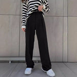 Load image into Gallery viewer, Wide Leg Trousers Women Office Casual N5A824