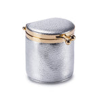 Load image into Gallery viewer, Genuine Leather Kiss Lock Coin Purse Mini Jewelry Box N6G100