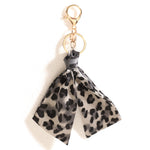 Load image into Gallery viewer, Leopard Print Fabric Keychain Bag Charm Car Ornament N6G117