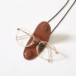 Load image into Gallery viewer, Magnetic Neck FL Leather Eyeglasses Clip Portable S5P956
