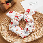 Load image into Gallery viewer, Christmas Style Scrunchy Hair Tie With Bow S5P637