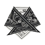 Load image into Gallery viewer, Paisley Cotton Feel Knit Triangle Scarf Shawl N6K244