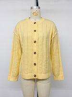Load image into Gallery viewer, Fresh Solid Ribbed Button Cardigan Sweater Women N6H299