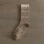 Load image into Gallery viewer, Double Needle Stitch Cotton Socks Women M5A289