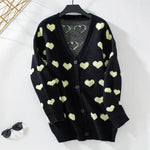 Load image into Gallery viewer, Terry Embroidery Sweetheart Cardigan Women N5A729