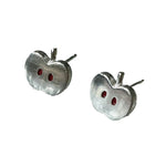 Load image into Gallery viewer, S925 Silver Apple Stud Earrings Women N6A161
