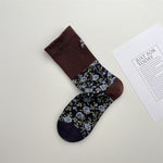 Load image into Gallery viewer, Rose Embroidered Socks Women Multiple Colors M5A015