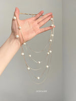 Load image into Gallery viewer, Vintage Layered Star Pearl Necklace Women Elegant N6B010