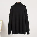 Load image into Gallery viewer, Color Block High Neck Sweater Women Multiple Colors N5A540