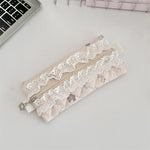 Load image into Gallery viewer, Lace Quilted Pencil Case Women Large Capacity S5P864